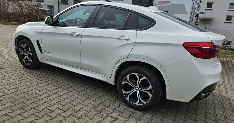 BMW X6 cena 163000 przebieg: 169000, rok produkcji 2016 z Biała małe 631